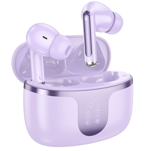 Słuchawki Hoco EQ10 TWS Fioletowe Bluetooth 5.3 Etui Ładujące