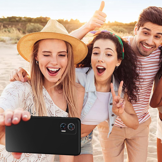 Etui do Motorola Edge 30 Neo 3mk Matt Case obudowa pokrowiec Czarne matowe plecki