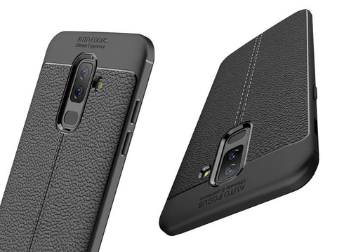 Etui Alogie Lederrüstung Samsung Galaxy A6 Plus