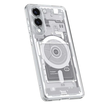 Spigen Ultra Hybrid MagSafe Galaxy S25 Edge Print Weiße Hülle – Hybridschutz