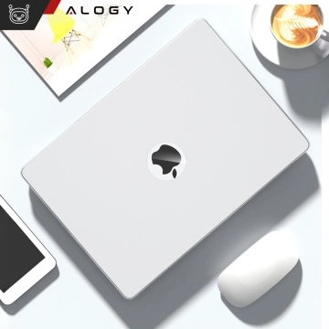Matte Hülle mit Ständer Alogy ProStand™ Gehäuse für MacBook Air 13,3" (A1932/A2179/A2337) Transparent