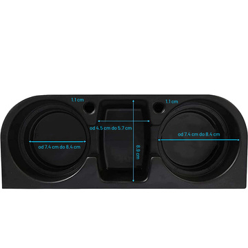 Car CupHolder für Getränkehalter Wasserzubehör Schwarz