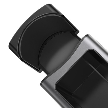 Baseus Deluxe Metall-Auto-Organizer mit Getränkehalter, 2x USB-Aufladung (schwarz)