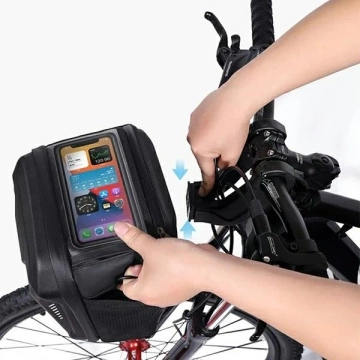 WILDMAN Lenkertasche GS9 3L Fahrradhalterung Schwarz Wasserdicht