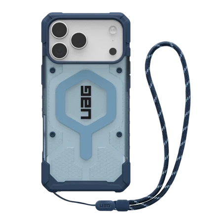 Etui do iPhone 17 Pro Max UAG Pathfinder Clear MagSafe Bundle Niebieskie