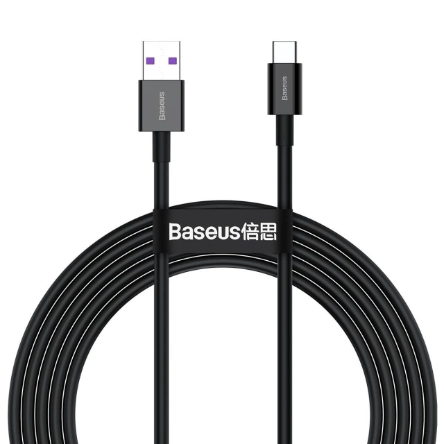 Baseus Superior Series USB-zu-USB-C-Kabel, 66 W, 2 m (schwarz)