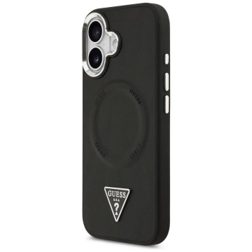 Etui Guess Triangle Logo MagSafe na iPhone 17 - Czarny