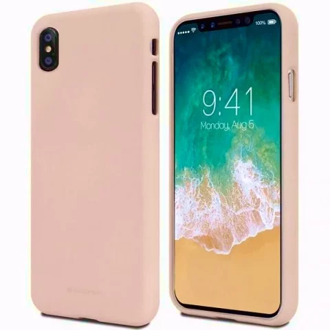 Etui na telefon Mercury Soft do iPhone 12/12 Pro różowo-piaskowy/pink sand