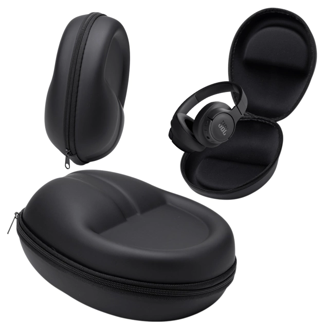 Etui ochronne na słuchawki do JBL TUNE 720BT 760NC 770NC Alogy Hard Case obudowa ochronna na zamek 23x18x11cm Czarne