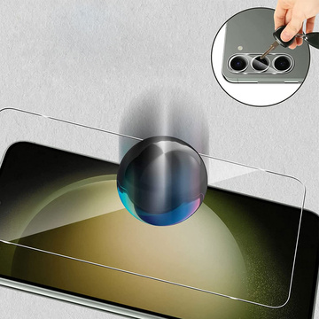 Alogy Glass Pack 3x Szkło hartowane na ekran 9h + Szkło na obiektyw do Samsung Galaxy S23+ Plus zestaw szkieł