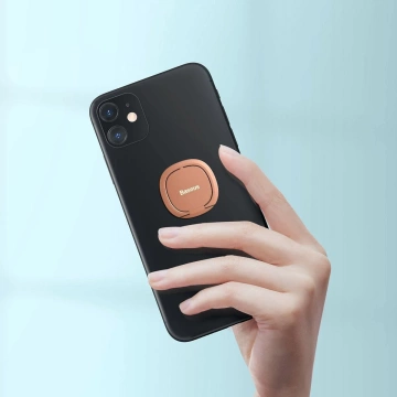 Baseus Unsichtbarer Ringhalter für Handy (Rosa)