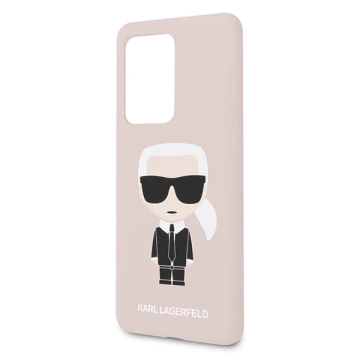 Etui Karl Lagerfeld KLHCS69SLFKPI für Samsung Galaxy S20 Ultra G988 Hardcase Silikon Iconic