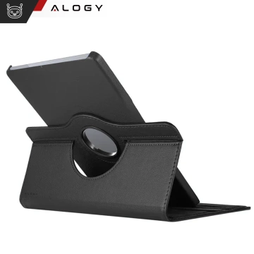 360 Hülle für Lenovo Tab M11 10,95" TB330FU / TB330XU / TB331FC Drehbare Abdeckung Tablet Flip Cover Case Alogy Schwarz