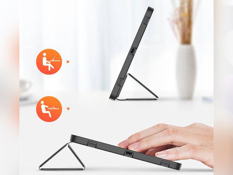 Dux Ducis Hülle für Samsung Galaxy Tab S7 Plus / S8 Plus 12.4 T970 / T976B / X800 / X806 Schwarz