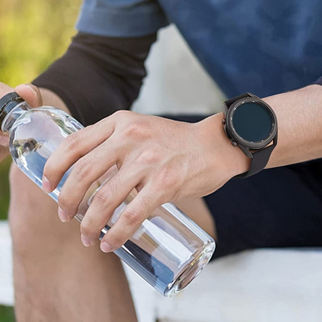 Pasek uniwersalny Sportowy Alogy Strap do smartwatcha 20mm Black