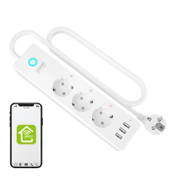 Inteligentna listwa zasilająca WiFi Gosund P1 PLUS (3x AC, 3x USB-A)