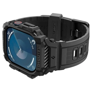 Hülle Spigen Rugged Armor „pro“ für Apple Watch 10 (42 mm) Mattschwarz