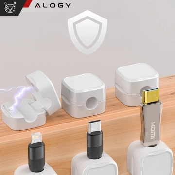 HUB-Splitter Alogy-Adapter für Computer-Laptop mit USB-C auf 3x USB-A 2.0 1x USB-A 3.0 Grau