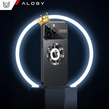 Etui do Apple iPhone 16 Pro Max obudowa Alogy MagSafe LuxeShield™ Case z ochroną obiektywów do MagSafe Graphite Black