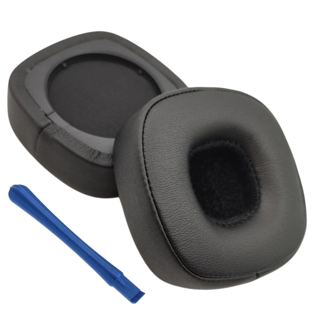 Nauszniki 2x wymienne pady gąbki do słuchawek do MARSHALL MAJOR IV 4 / BLUETOOTH Czarne + urządzenie do demontażu