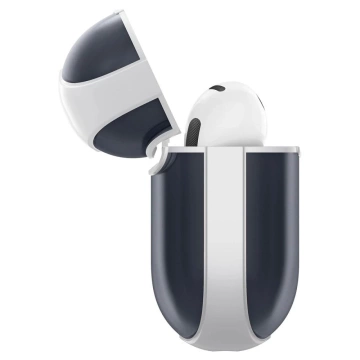 Apple AirPods 4 Hülle Spigen Classic C1 Graphit Karabiner