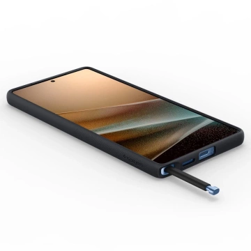 Ausgestattet mit Samsung Galaxy S25 Ultra Black Spigen Nano Pop Mag MagSafe Sesame