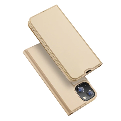 Dux Ducis Skin Pro Holster Cover Flip iPhone 13 Mini Gold