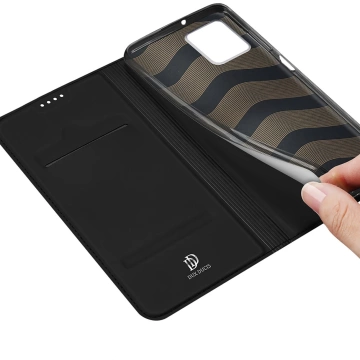 Dux Ducis Skin Pro Hülle Motorola Moto G32 Flip Card Wallet Stand Schwarz