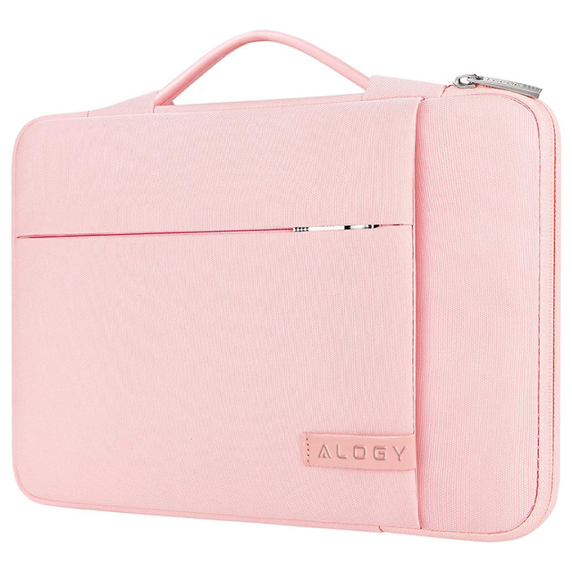 Etui torba na laptopa, MacBook Air Pro 13.3 cala Alogy 360 etui pokrowiec ochronny case Różowy