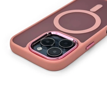 Etui Wozinsky MagSafe do Samsung Galaxy S25 Magnetic Case Różowe