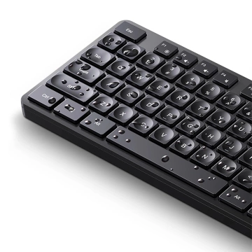 Ugreen KU004 90875 Kabelgebundene Tastatur 1,5 m für Windows / MacOS – Schwarz