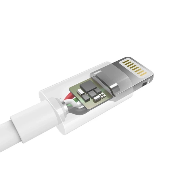 Choetech-zertifiziertes Kabel USB-A-Kabel - Lightning MFI 1,8 m weiß (IP0027)