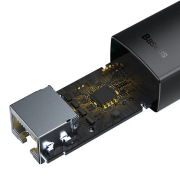USB-auf-RJ45-Netzwerkadapter der Baseus Lite-Serie, 100 Mbit/s (schwarz)