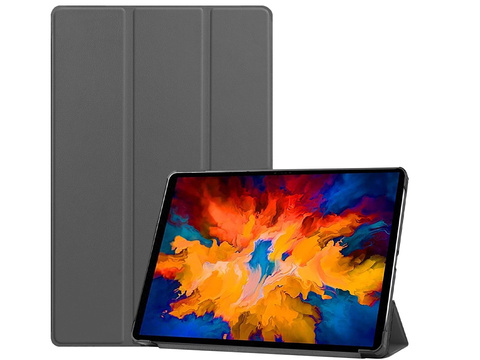 Alogy Book Cover für Lenovo Tab P11 TB-J606F Grau