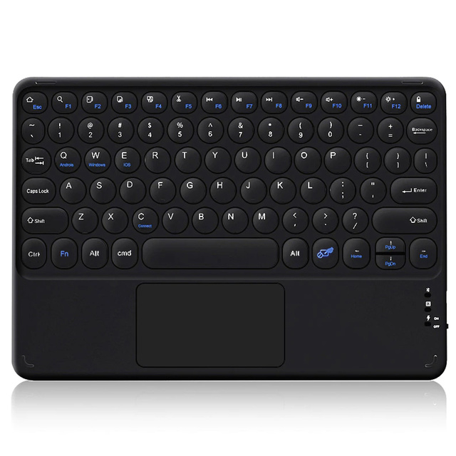 Etui Alogy Klawiatura Bluetooth Touchpad 4w1 Magnetyczne Pencil do Apple iPad Pro 12.9 2020 / 2021 / 2022 / iPad Air 13 2024 Czarne