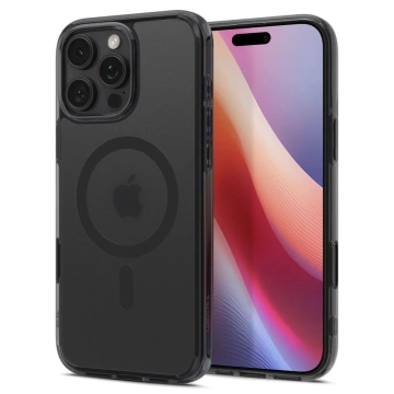 Spigen Ultra Hybrid „T“ Mag MagSafe iPhone 16 Pro Hülle Frost Schwarz