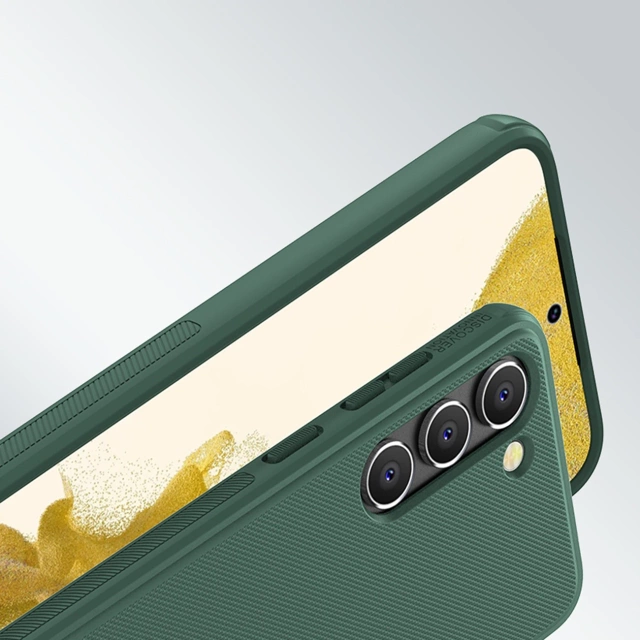 Etui Nillkin Super Frosted Shield Pro etui do Samsung Galaxy S23+ pancerny pokrowiec + podstawka na telefon czerwone