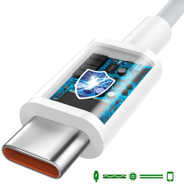 Xiaomi Original USB - USB-C Typ C Kabel stark schnell 120W PD 6A 1M Kabel Weiß