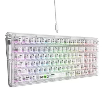 Havit KB875L mechanische Gaming-Tastatur, transparent