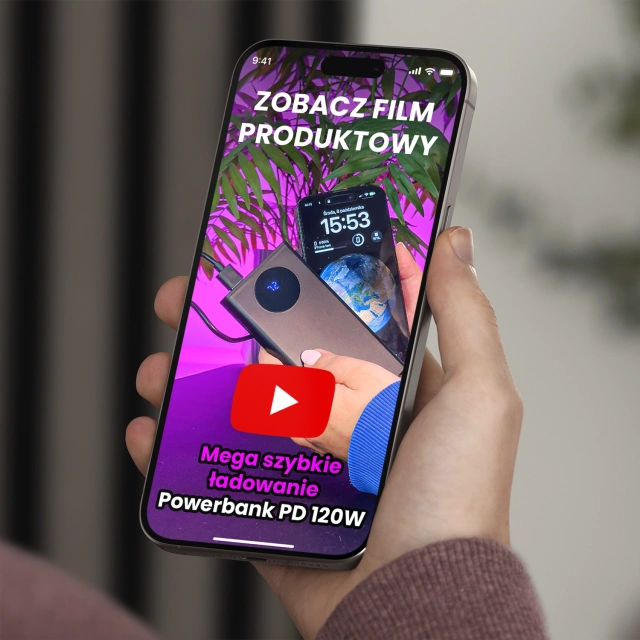 PowerBank 10000mAh z Technologią PD 120W, Szybkie Ładowanie PowerDelivery, Porty 2x USB-A i 1x USB-C, Wysoka Moc i Kompaktowy Design, Alogy TurboCharge™ – Biały