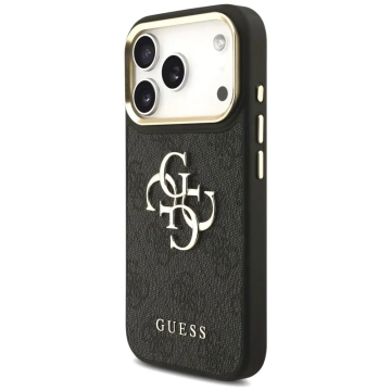 Etui Guess 4G Big Classic Logo Big Strap Metal Buttons do iPhone 17 Pro Czarny
