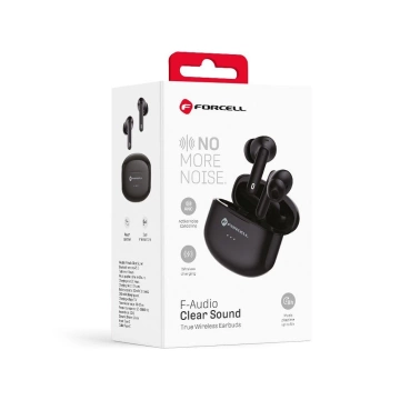 Forcell F-Audio TWS Clear Sound Kabellose Kopfhörer Schwarz