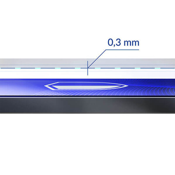 Starkes gehärtetes Glas für Telefon 3mk HardGlass für Samsung Galaxy Z Fold 6 Front-Telefonschutz