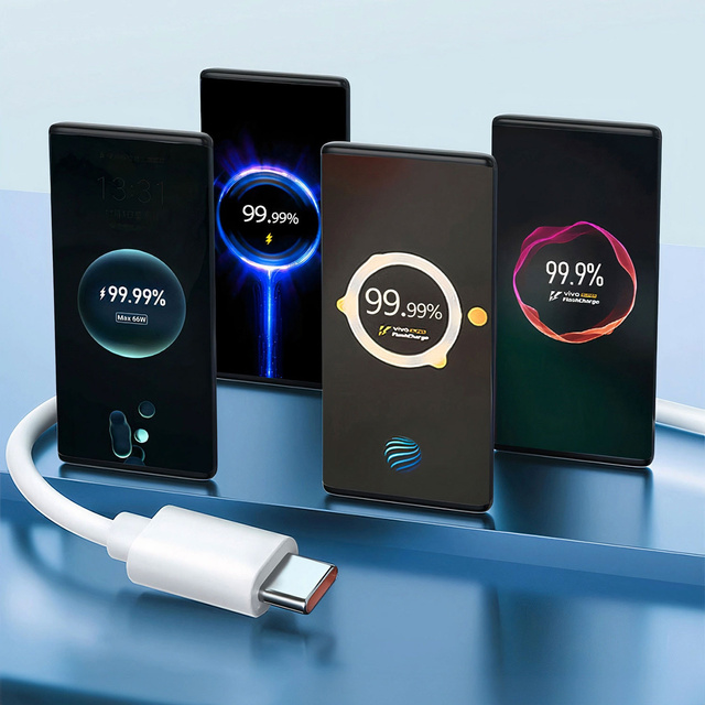 Oryginalna Ładowarka Sieciowa Xiaomi MDY-13-EE 120W Szybkie ładowanie Quick Charge QC 3.0 Biała + Kabel Xiaomi USB do USB-C