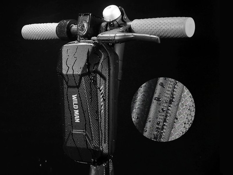 Pouch Scooter Pouch Holder Wildman Tasche Scooter 3L L Schwarz