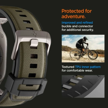 Spigen DuraPro Armor Military Strap Grün für Apple Watch (42/44/45/46/49 mm)