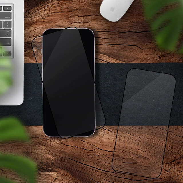 Szkło hartowane do Apple iPhone 16 Pro ochronne szkiełko na ekran 9H Alogy EasyShield™️ z ramką montażową