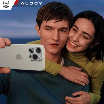 2x Kameralinsenglas für Apple iPhone 16 Pro / 16 Pro Max Alogy Lens Protector Pro Transparent
