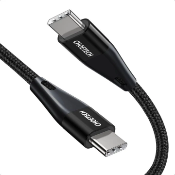 Choetech Kabel USB Type C Kabel - USB Type C Power Delivery 60W 2m schwarz (XCC-1004-BK)