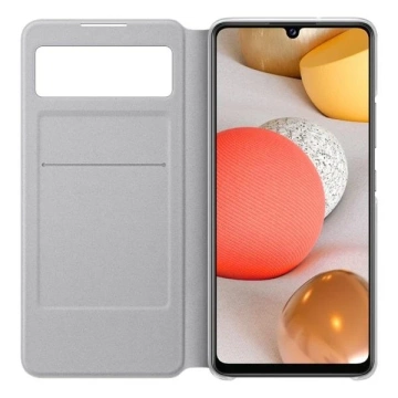 Samsung EF-EA426PW Hülle für Samsung Galaxy A42 5G weiß/weiß S View Wallet Cover